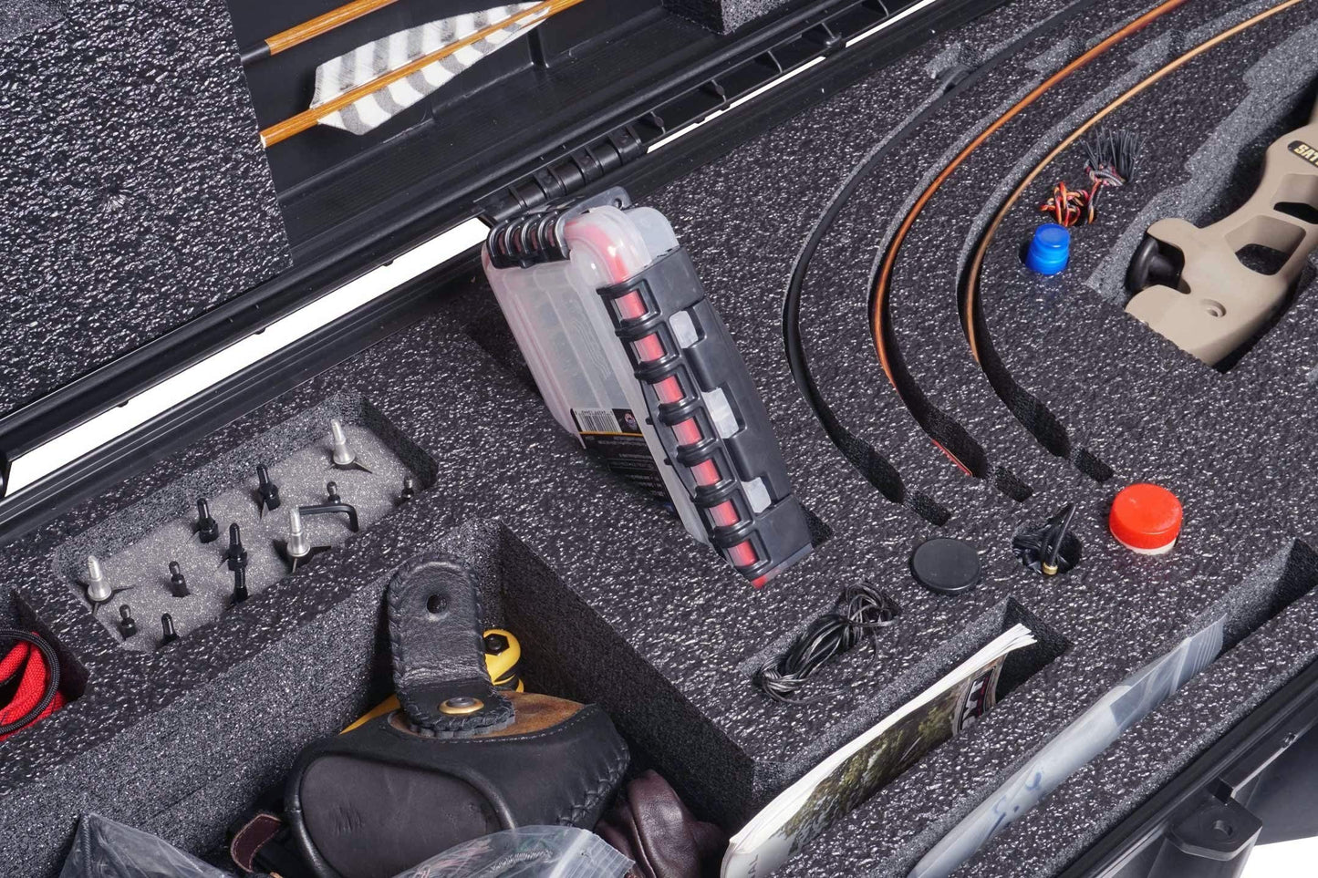 Case Club Waterproof Recurve Bow Case with Included Waterproof Accessory Box x2 (Recurve Bow)