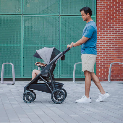 Chicco Corso LE ClearTex Modular Travel System, Corso LE Modular Stroller with KeyFit Max ClearTex Infant Car Seat and Base, Canyon/Grey