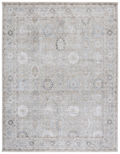 SAFAVIEH Tulip Collection Area Rug - 9' x 12', Grey & Beige, Non Shedding & Easy Care, Ideal for Living Room, Bedroom, Home Office, Dining Space (TUP550F-9)