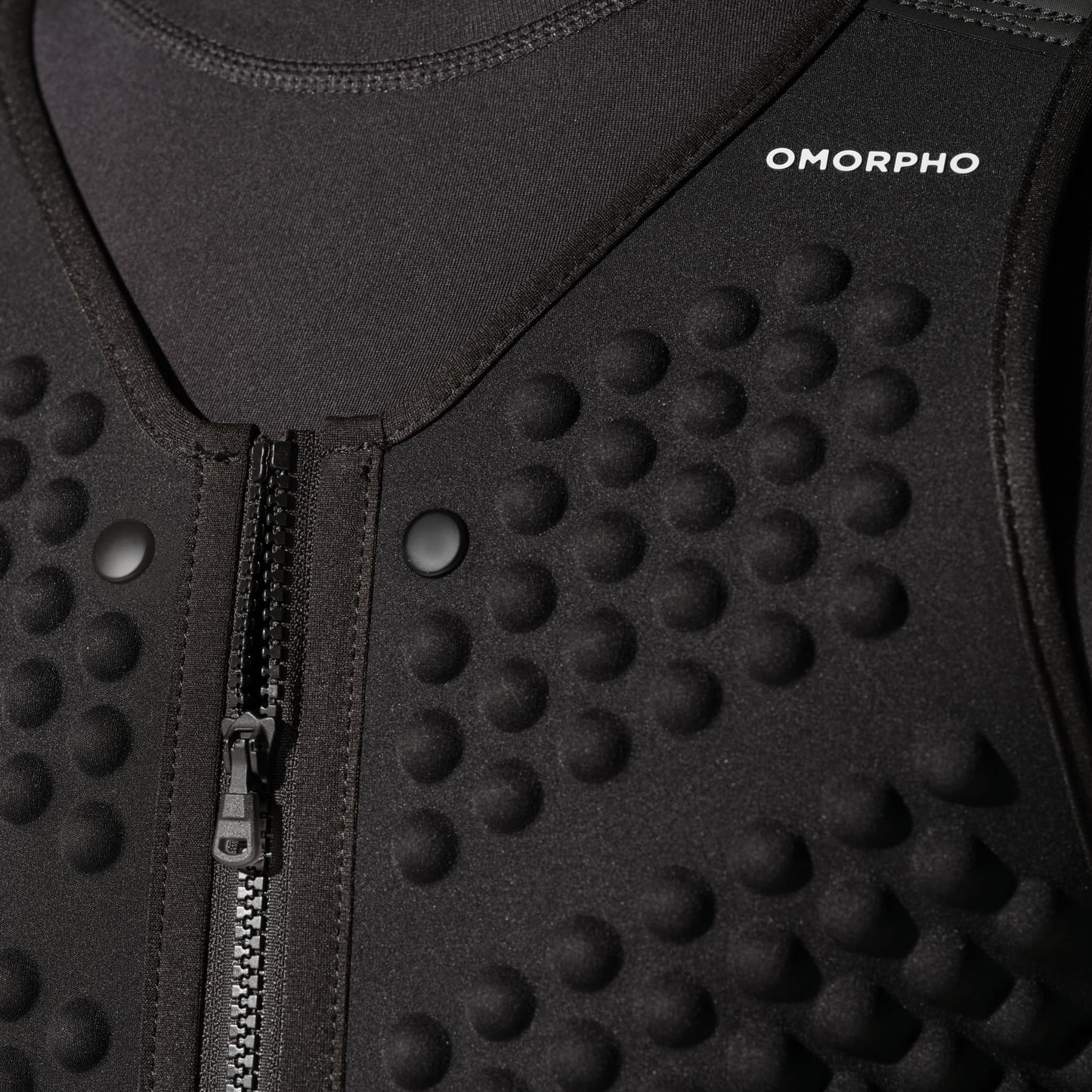 OMORPHO Men's G-Vest, 10 lb (up to 20 lb with addition of G-Pack), weighted vest for men, low-profile, fully adjustable, comfort fit. Great for walking, hiking, running and training. (Black, S-M)