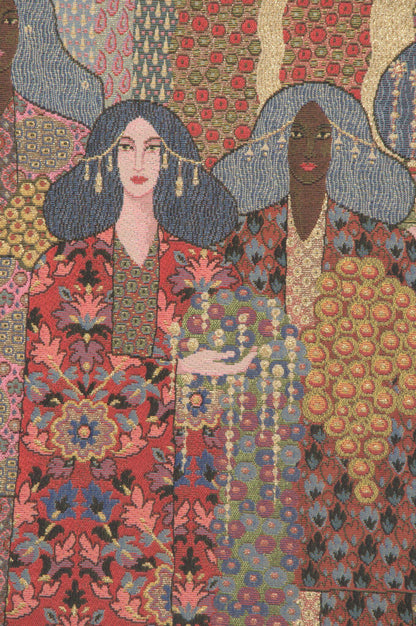 Charlotte Home Furnishings Inc. Aladin Italian Tapestry Wall Hanging 26 X 41 Inch Viscose Cotton And Polyester Blend Wall Art Perfect for Home Decor And Wall Decor By Vittorio Zecchin