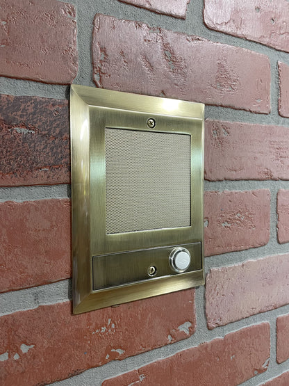 SCFM Replacement Door Speaker for Nutone Intercom IS-69PB IS-69AB IS-69WH IS-69 (Antique Brass)