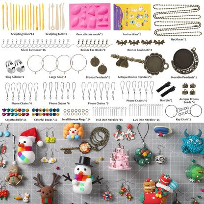 Aestd-ST Polymer Clay 85 Colors, Modeling Clay for Kids, Oven Bake Molding Clay Kit,DIY Starter Kits with Sculpting Tools and Accessories, Art and Craft Gifts for Kids and Adults.