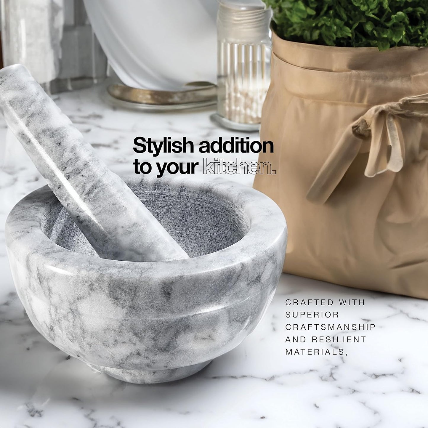 Sagler Set Set, 2.5oz 3.75x2, Mortar and Pestle - Small Grinding Bowl Container for Guacamole, Spices, Salsa, Pesto