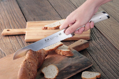 S1 59700 8-Inch Cangshan Series German Steel Forged Bread Knife