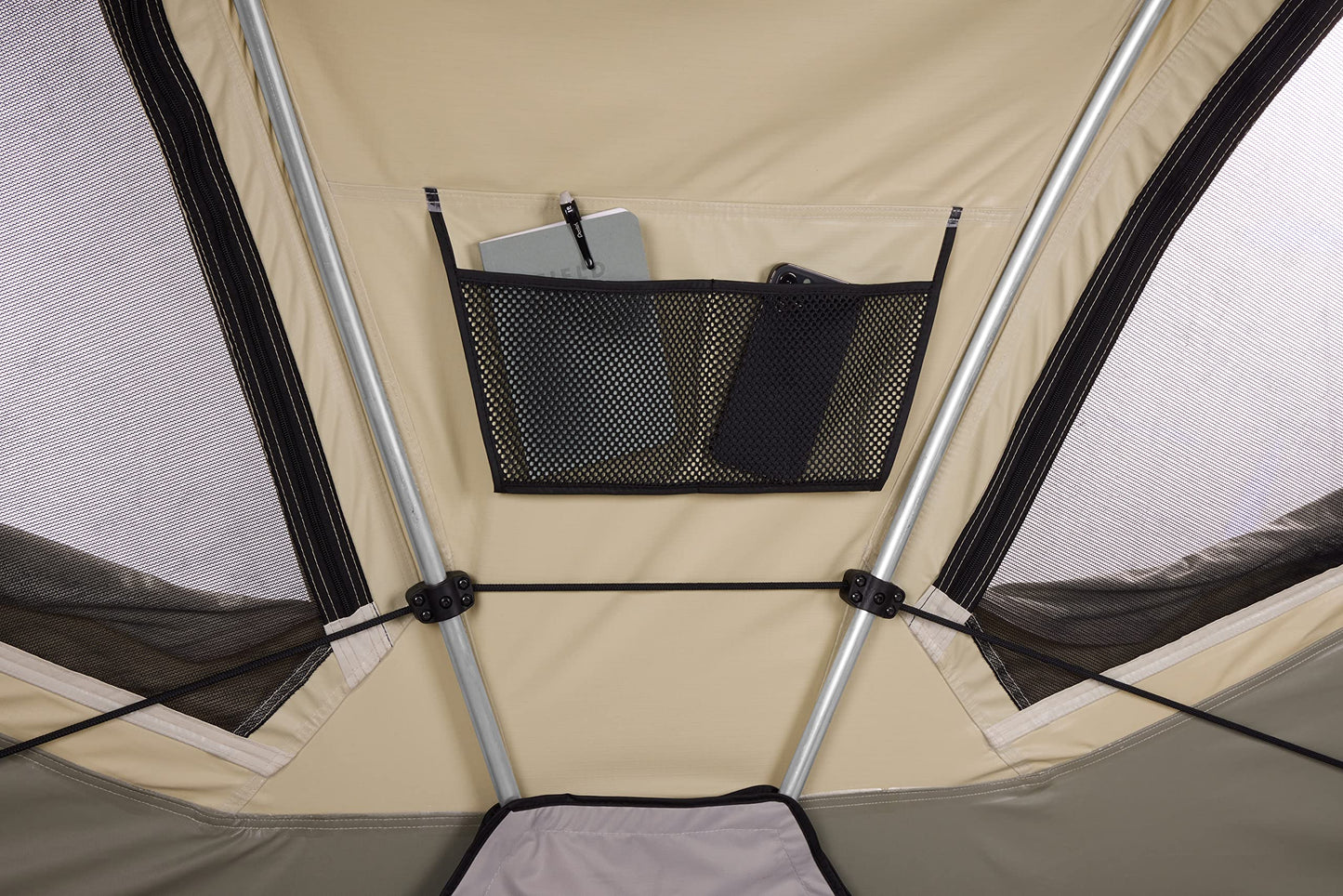 Thule Approach M New - Soft Shell Rooftop Tent - 2-3 Person Tent - Luxurious Dual-Density Memory Foam Mattress Included - Large Panoramic Windows with Breathable mesh - Lockable mounting Brackets