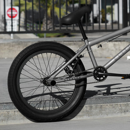 Elite BMX Freestyle Bike, Durable Steel Frame, Available in 16", 18", and 20" Sizes. New Sizes 26" and 29" BMX Bicycles. (Gunmetal, 20")
