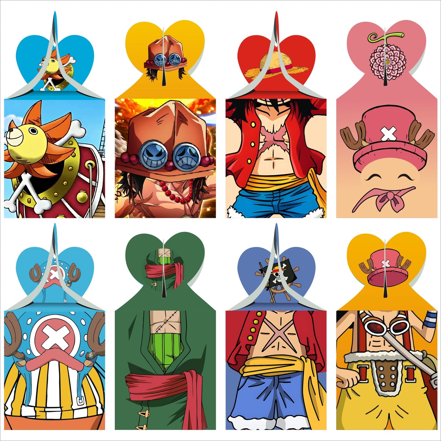 FFGJA 12pcs H Party Gift Boxes Goodie Boxes for Cartoon Theme Birthday Party Supplies, Decorations Boxes Candy Boxes.