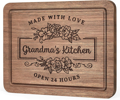 Grandma Gifts, Thoughtful Kitchen Cutting Board for Grandma from Grandkids, Best Gift Ideas for Mothers Day