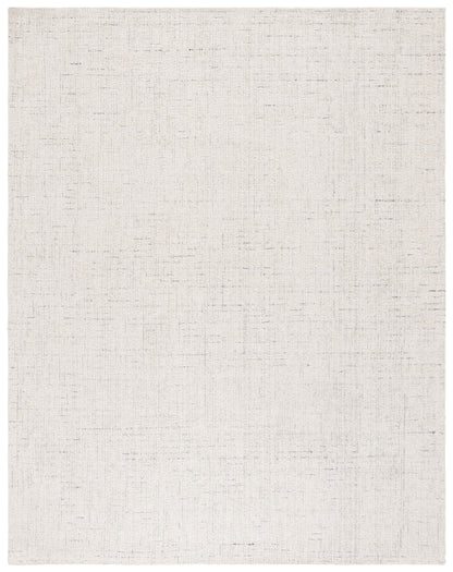 SAFAVIEH Abstract Collection Area Rug - 9' x 12', Ivory & Light Grey, Handmade Wool, Ideal for High Traffic Areas in Living Room, Bedroom (ABT468K)