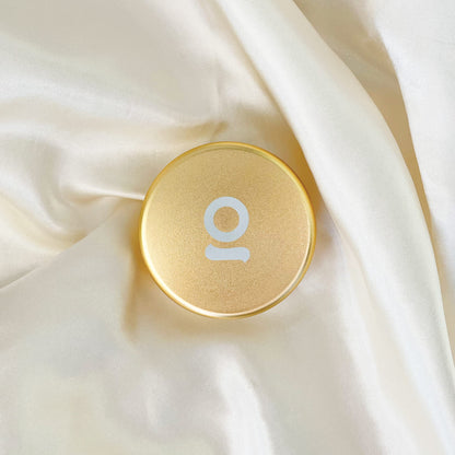ONGROK Storage Puck, Gold, Perfect Size Case to Store in Your Pocket, Airtight, Preserves Moisture Profile, Smell and Aroma