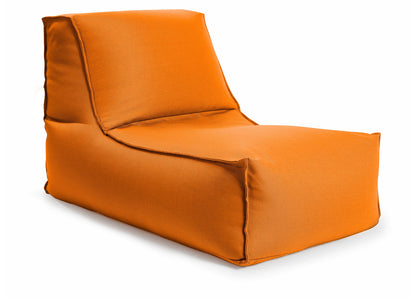 Gouchee Home Alpine Outdoor/Indoor Bean Bag Chair, Orange - Lounger with Back Rest Filling Included, Sofa Chair for Patio and Outdoors, Beanbag Chair with Water-Proof Fabric, X-Large