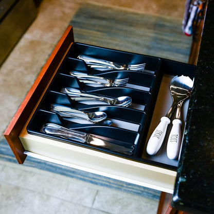 Galashield Silverware Organizer - Kitchen Drawers Flatware Utensils and Cutlery Tray for Easy Storage