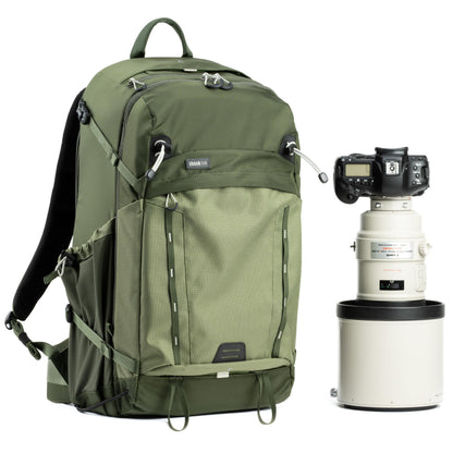 Think Tank BackLight 36L Camera Daypack Backpack for DSLR, Mirrorless, Photography and Video - Montane Green