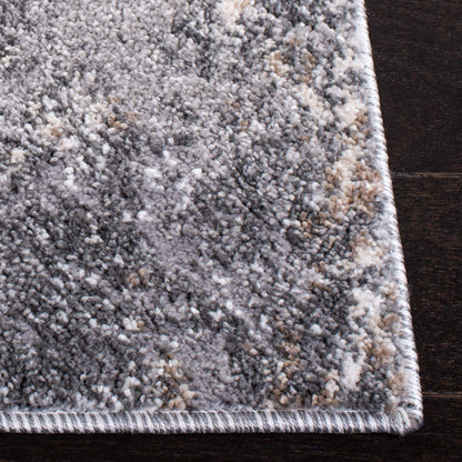 SAFAVIEH Aston Collection Area Rug - 9' x 12', Light Grey & Grey, Modern Abstract Design, Non-Shedding & Easy Care, Ideal for High Traffic Areas in Living Room, Bedroom (ASN715F)
