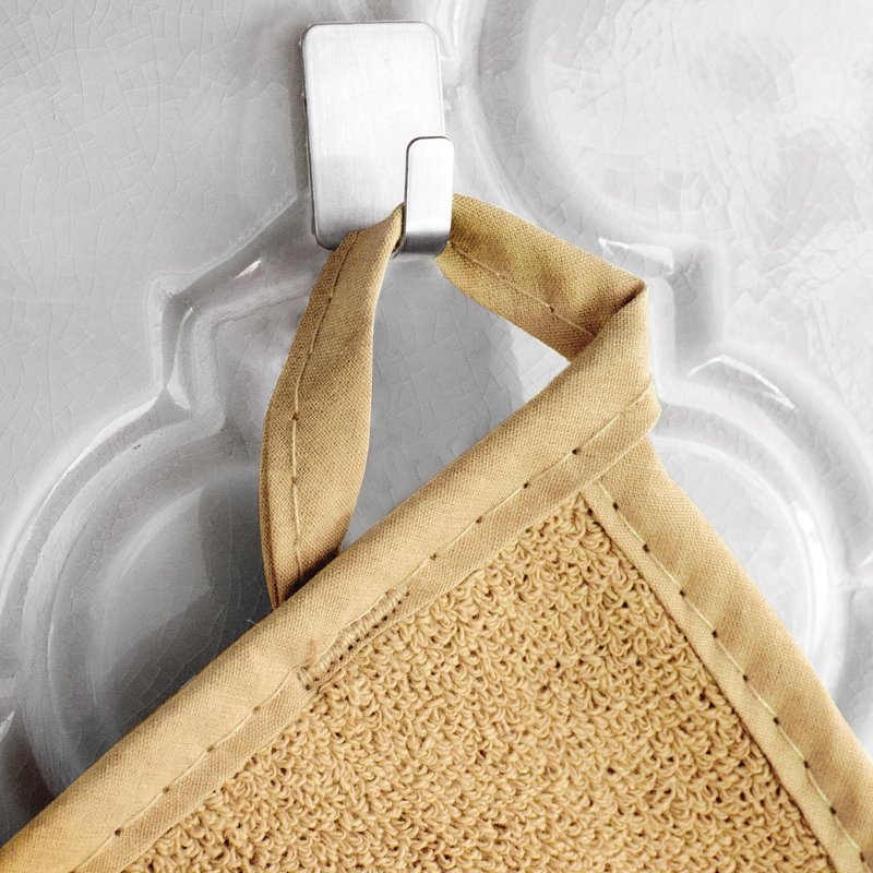 RITZ Terry Potholder & Hot Pad: Unparalleled Heat Resistant, Durable 100% Cotton – Ergonomically Designed for Optimal Grip – Easy-Care Machine Washable – 2-Pack, Straw