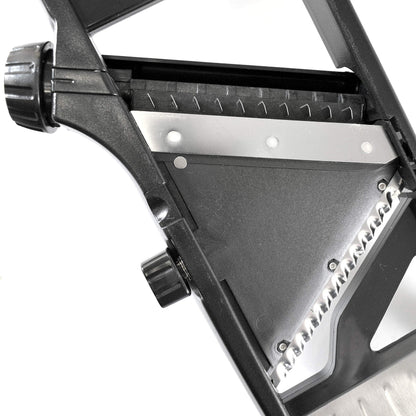 Norpro Deluxe Mandoline Slicer/Grater, Black, 12-in.