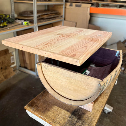 Wine Barrel Coffee Table