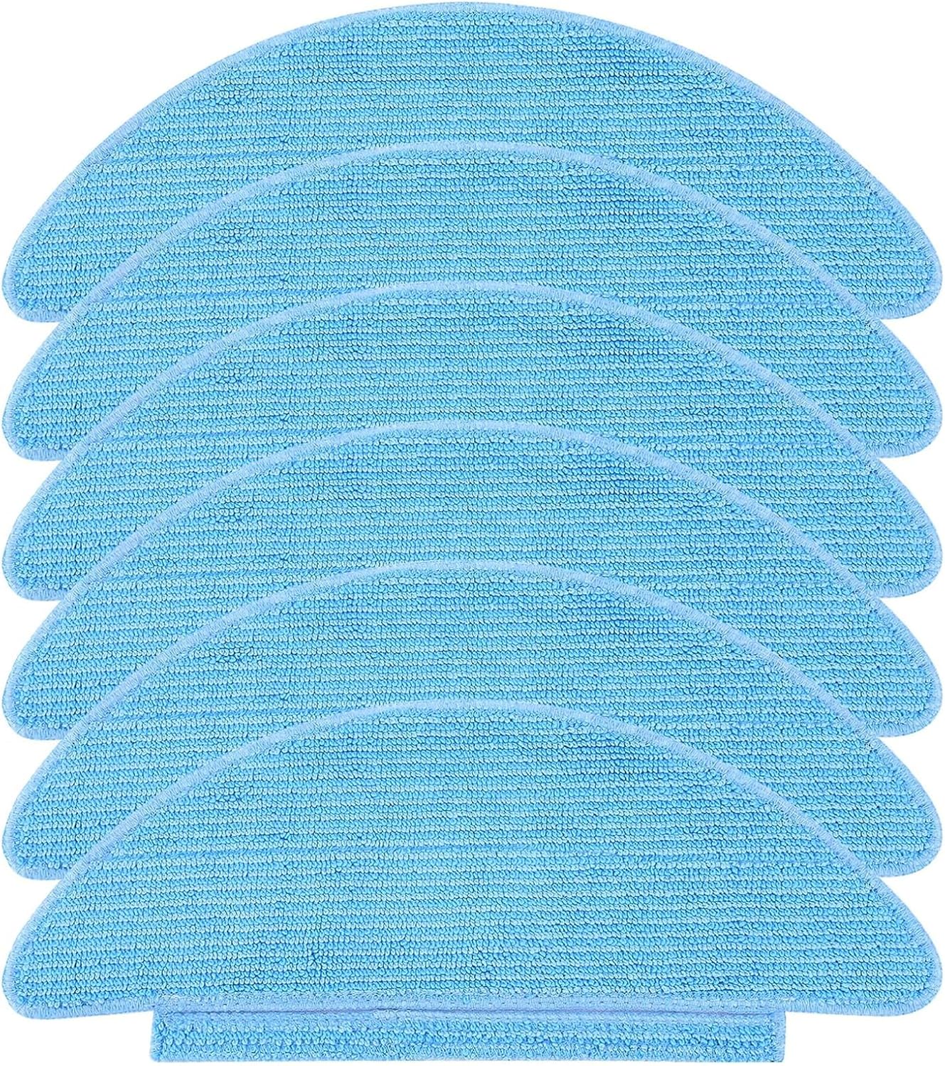 6 Pack Replacement Vacuum Mop Cloth Pads for Lubluelu SL60D SG60 SL61 Robotic Vacuum Cleaner