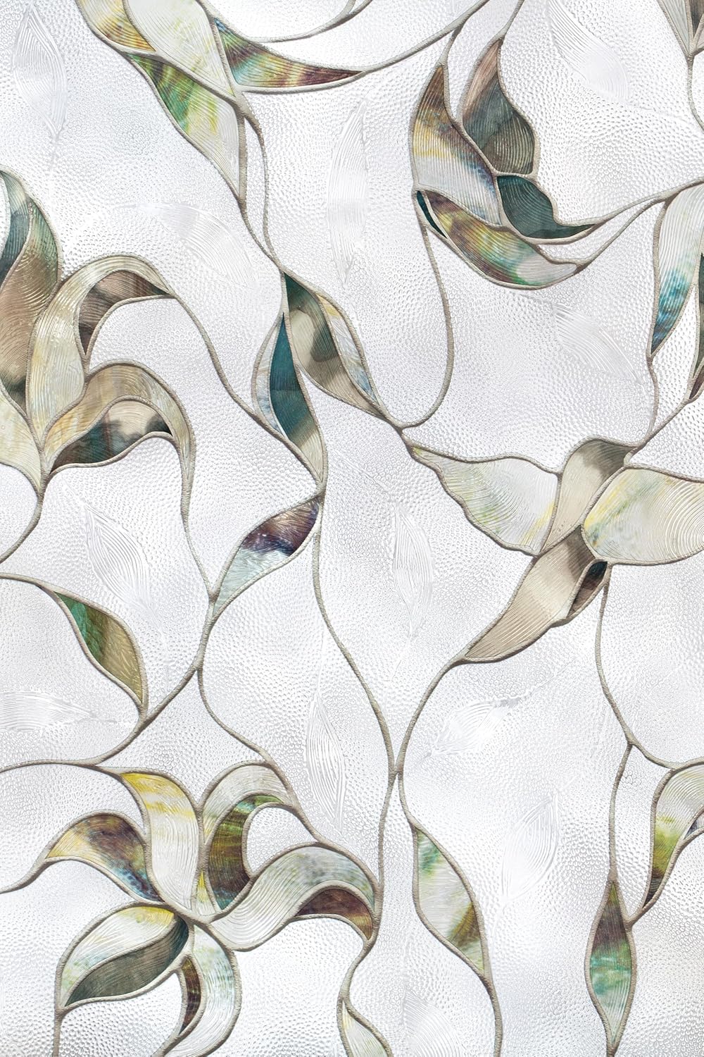 Artscape Flight Window Privacy Film with Textured Glass Pattern, Non-Adhesive & UV Protection, 24 x 36 inches