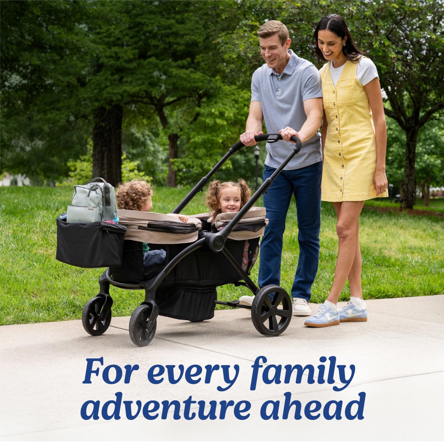 Graco Ready2Roll Stroller Wagon - All Terrain Baby Wagon Stroller for 2 Kids, Compact Foldable Wagon, Accepts Infant Car Seats