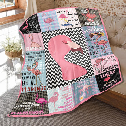 Flamingo Blanket,Pink Flamingo Gifts for Kids Girls Women,Flamingos Lovers,Soft Flannel Flamingoes Throw Blankets for Girls Bedroom Decoraiton,Pink,50 in x 40 in Small for Kid