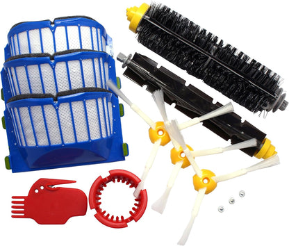 Replacement Accessory Kits for iRobot Roomba 600 Series, Includes Filters, Brushes, Cleaning Tool
