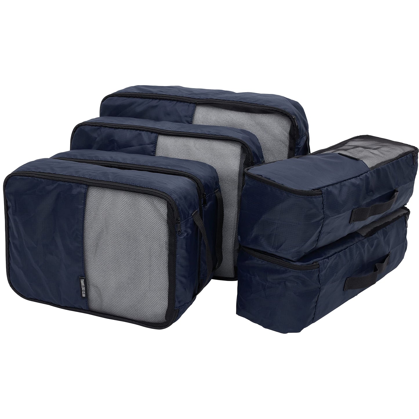 Travelers Club 14 Piece Riddock Luggage and Travel Accessories Set, Navy Blue
