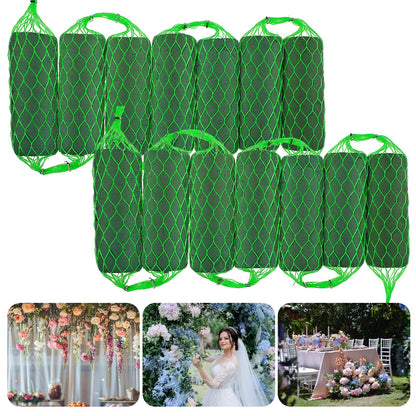 9.2Ft Flower Sponge Blocks Kit 14Pcs Floral Foam Garland – Flexible Flower Holder for Fresh & Artificial Flowers, Wedding Arch, Home & Garden Decor