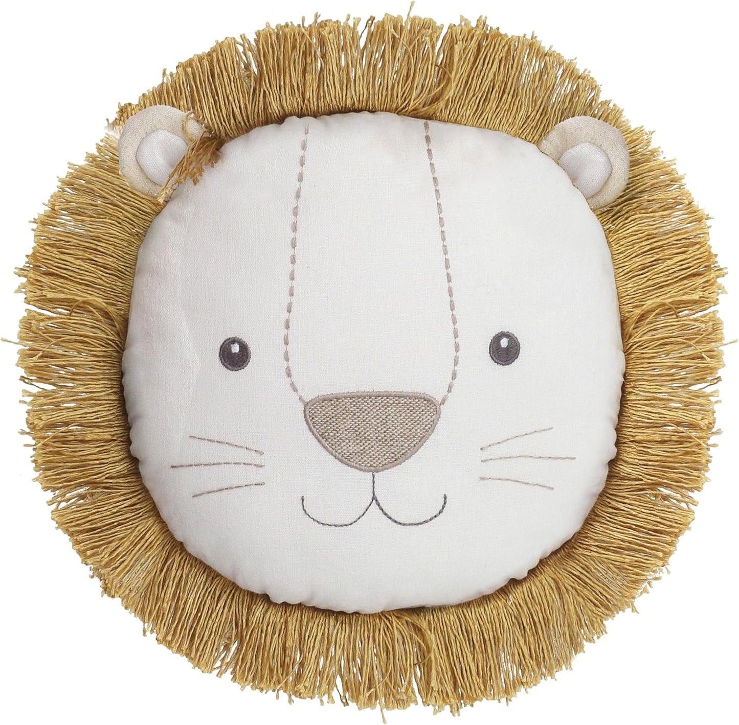 14 MON AMI Leopold Lion Dcor Pillow |Plush Stuffed Animal Hugging Pillow, Decorative Cushion for Childs Nursery, Bed
