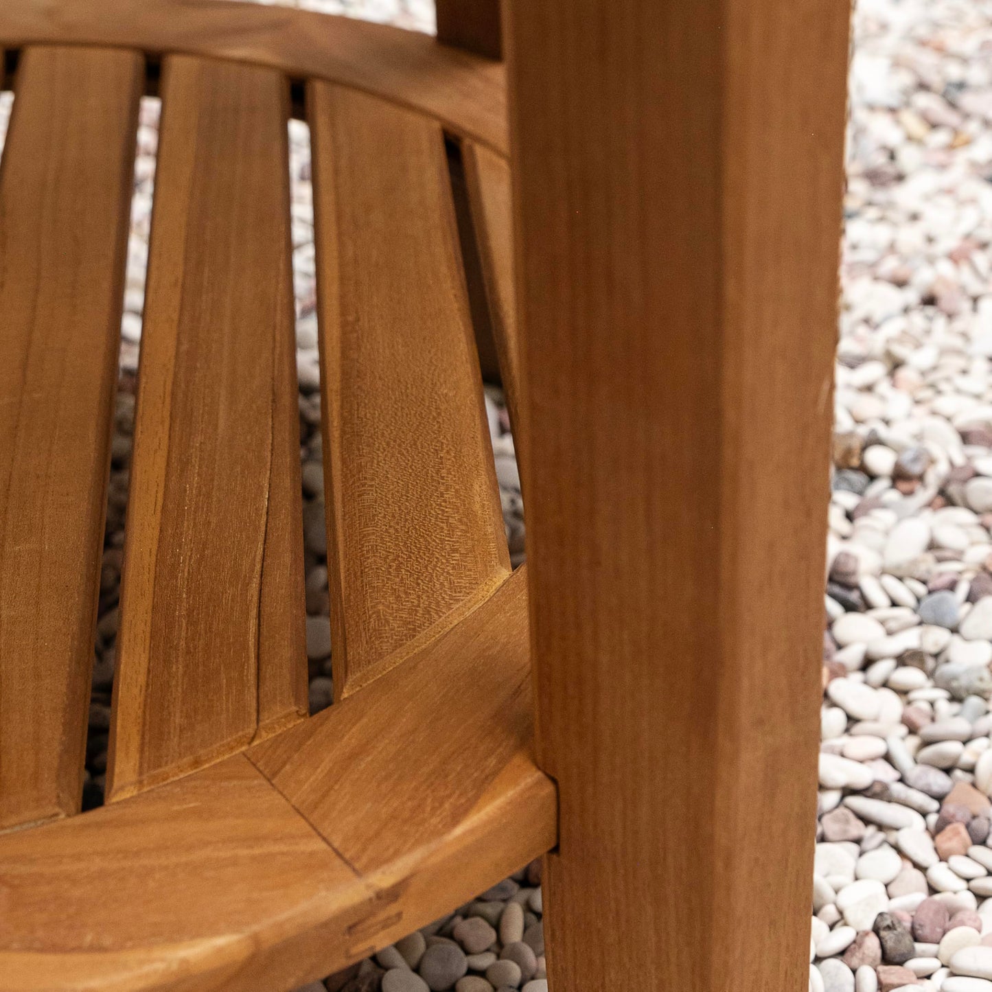 Cambridge Casual Arie 3-Piece Teak Wood Outdoor Patio Bistro Set with Round Table and 2 Chairs – Small Patio Dining Set for Balcony, Porch, or Garden – Weather-Resistant Finish