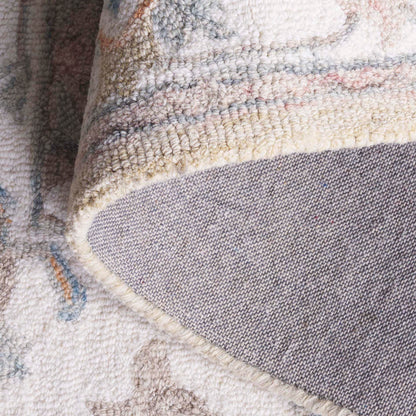 SAFAVIEH Area Rug 8x10 - Heritage Collection - Large - Beige & Ivory, Handmade Wool, Ideal for Living Room, Bedroom, Dining Space (HG125B)