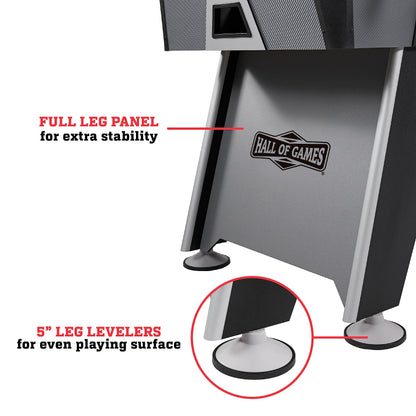Hall of Games 56" Arcade Foosball Table, Black/Grey