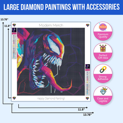 Modern Merch Disney Diamond Art Bundle Marvel Diamond Painting Packs