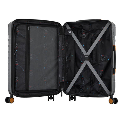 Wrangler ATG Outland Expandable Hardside Luggage, Jet Black, 3 Piece Set