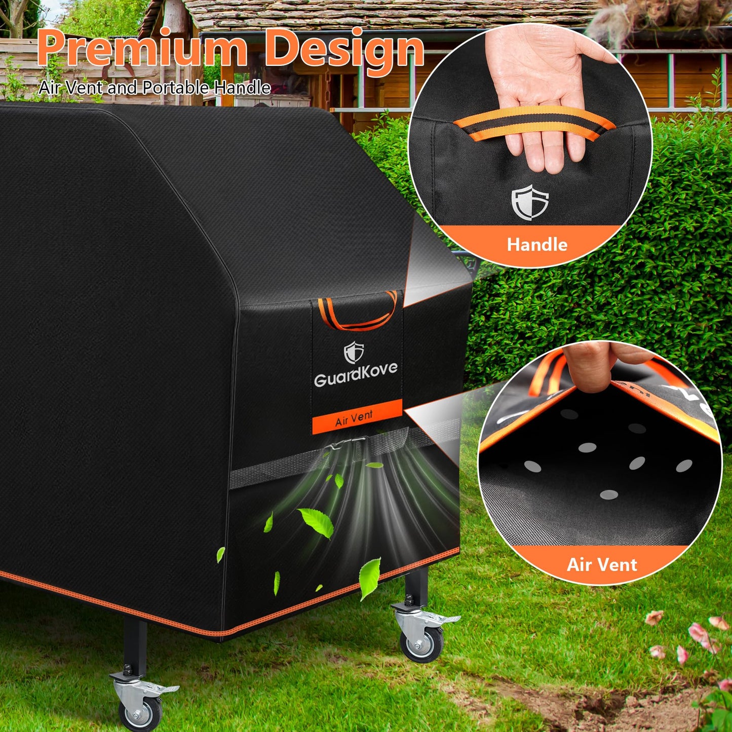 Griddle Cover for Blackstone 36" Griddle - 2026 Upgraded 1000D Heavy Duty Waterproof Flat Top Grill Cover, Tear & Fade Resistant with Buckle & Air Vents, Fits Blackstone 1528 & More 4-Burner Griddle