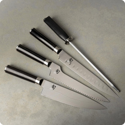 Shun Classic 9 Pc Chef's Choice Knife Block Set