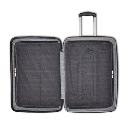 Samsonite Evolve SE Hardside Expandable Luggage with Double Spinner Wheels, Titanium, 3PC Set (CO/M/L)