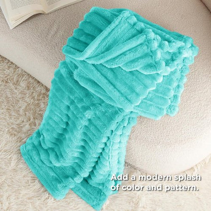 Bedsure GentleSoft Twin XL Blanket - Cozy Blue Fleece Throw for Women | Perfect Gift, 66x90 Inches