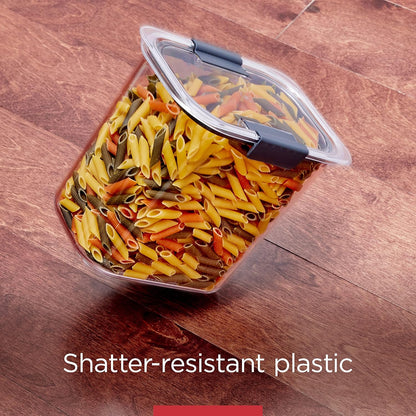 Rubbermaid Brilliance 14-Piece Food Storage Container Set - Airtight, BPA-Free, Ideal for Kitchen Organization