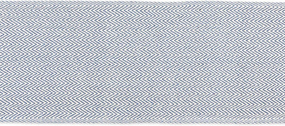DII Woven Basic Tabletop Collection - Chevron Table Runner, 15x72, French Blue