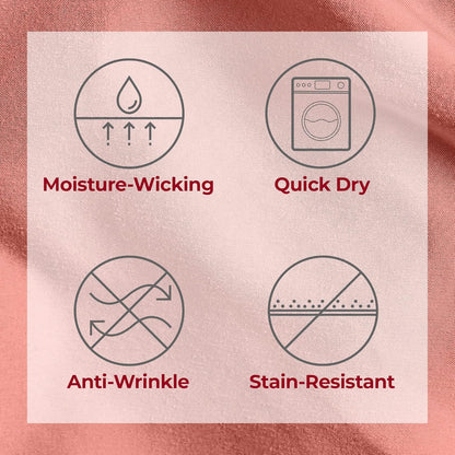 Mellanni Twin Sheets Set - 3 PC Hotel Luxury Bedding | Extra Soft, Cooling, Wrinkle-Resistant (Coral)