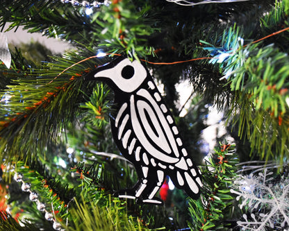 Skeleton Gothic Christmas and Halloween Ornaments (Raven)