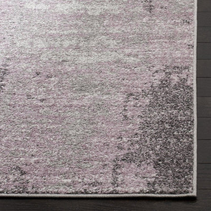SAFAVIEH Adirondack Collection Accent Rug - 2'6" x 4', Light Grey & Purple, Modern Abstract Design, Non-Shedding & Easy Care, Ideal for High Traffic Areas in Entryway, Living Room, Bedroom (ADR130M)