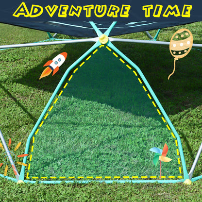 Merax 13FT Climbing Dome, Outdoor Dome Climber for Kids 3-10 Supporting 1000 lbs, Easy Assembly Playground Jungle Gym Backyard Play Equipment