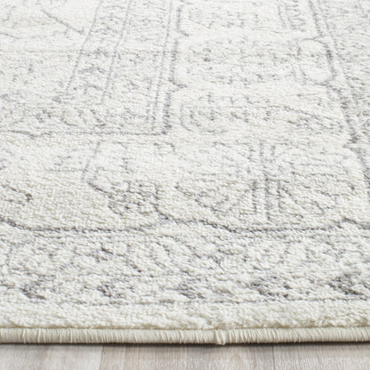 SAFAVIEH Area Rug 10x14 - Adirondack Collection - Large - Ivory & Silver, Oriental Medallion Design, Non-Shedding & Easy to Clean, Ideal for Living Room, Bedroom, Dining Space (ADR108B)