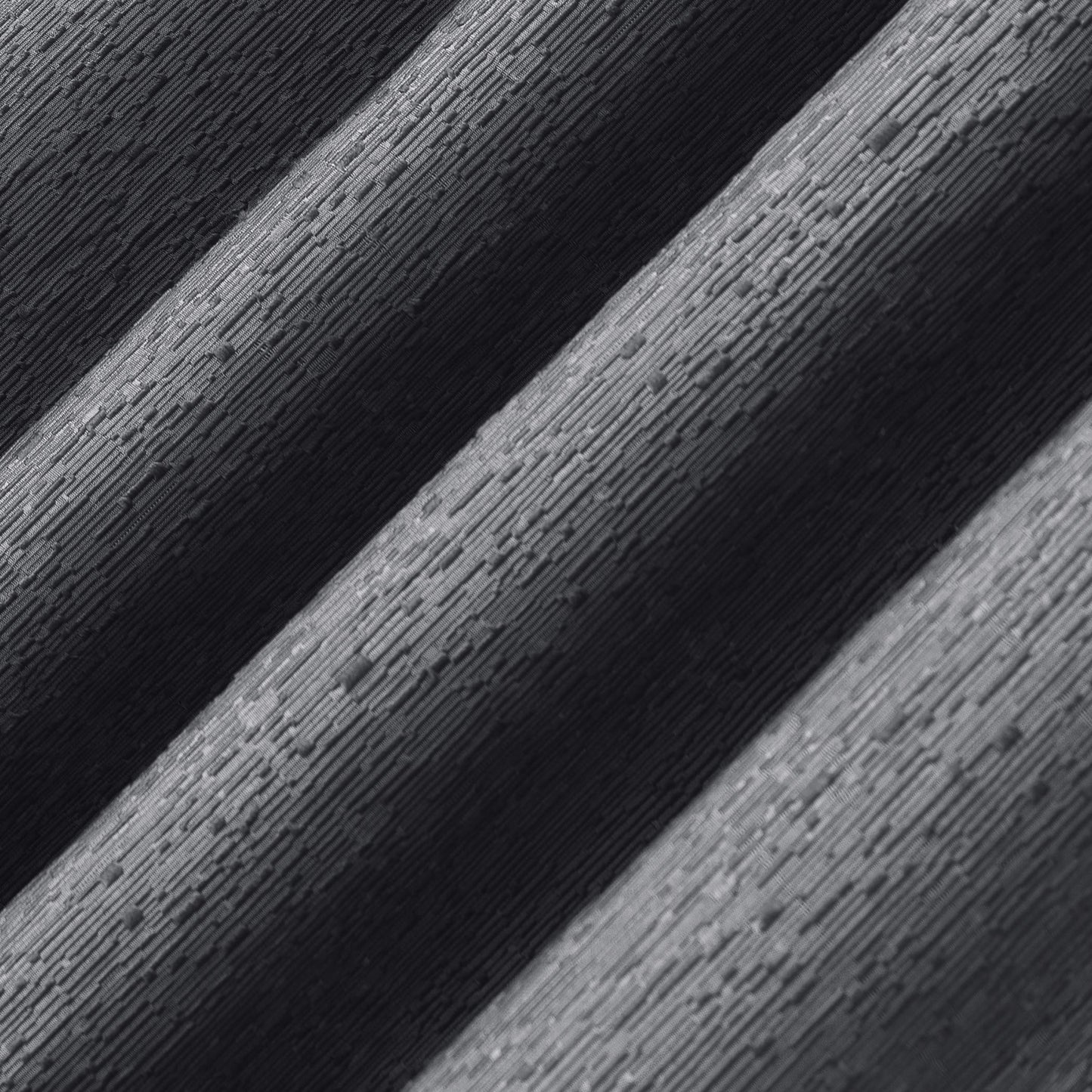 Sun Zero Noir Dimensional Thermal Extreme Total Blackout Grommet Curtain Panel, 52" x 84", Charcoal Gray