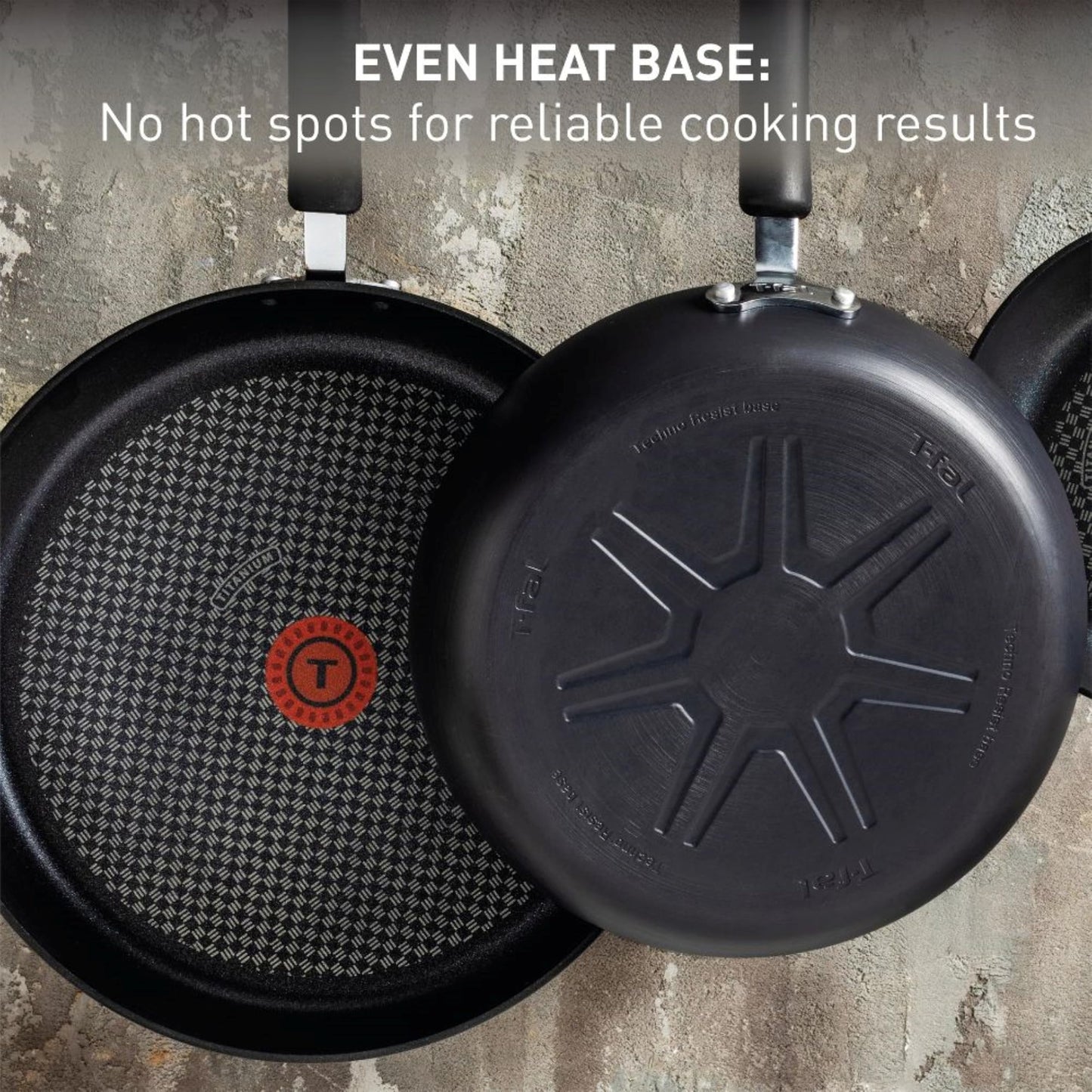 T-Fal Ultimate Hard Anodized Nonstick Fry Pan With Lid 12 Inch, Oven Broiler Safe 400F, Lid Safe 350F, Cookware, Pots and Pans, Kitchen Frying Pans, Skillets, Home, Dishwasher Safe, Onyx