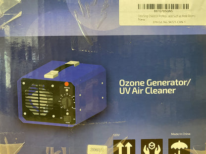 OdorStop OS600UV Professional Grade Travel Size/Mini Ozone Generator/UV Air Purifier for Areas of 600 Square Feet+, For Deodorizing and Purifying Small Spaces Such as Hotel Rooms