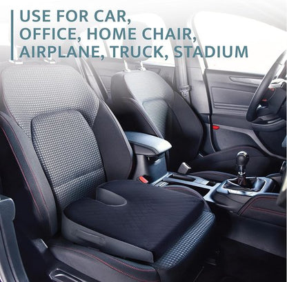 Kölbs Car Seat Cushion - Wedge Cushion for Tailbone Pain Relief | Stylish Jacquard Cover